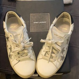 Saint Laurent white star sneaker “20 star sneaker”
